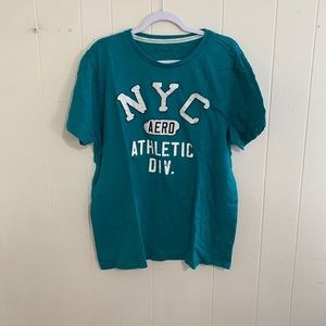 Aeropostale NYC Athletic Div Embroidered Tee